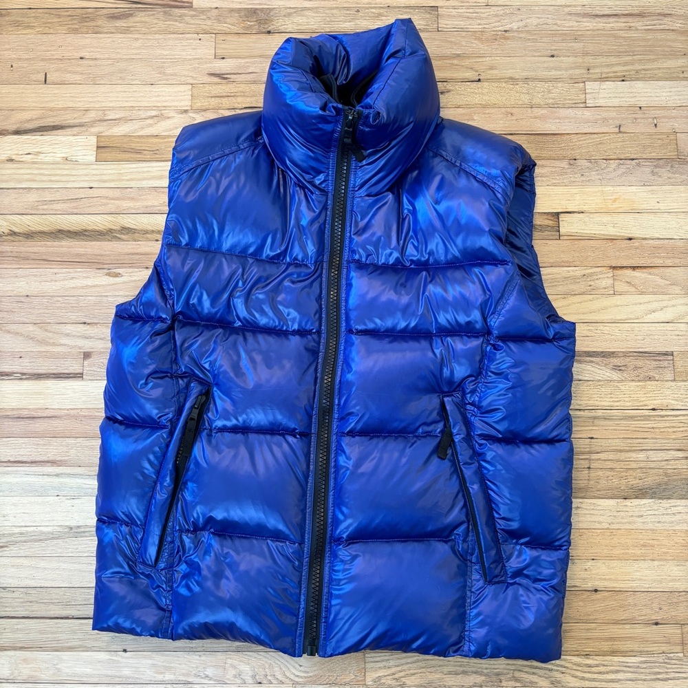 SAM. Women’s Blue Goose Down Puffer Vest